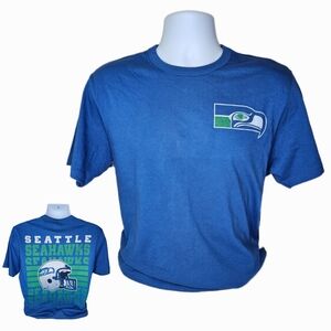 NWT '47 Brand Men's Unisex Seattle Seahawks Short Sleeve Tee Blue/Green Size M